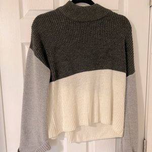 Color block sweater